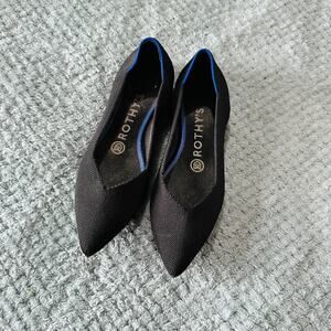 Rothy's Black and Blue Flats